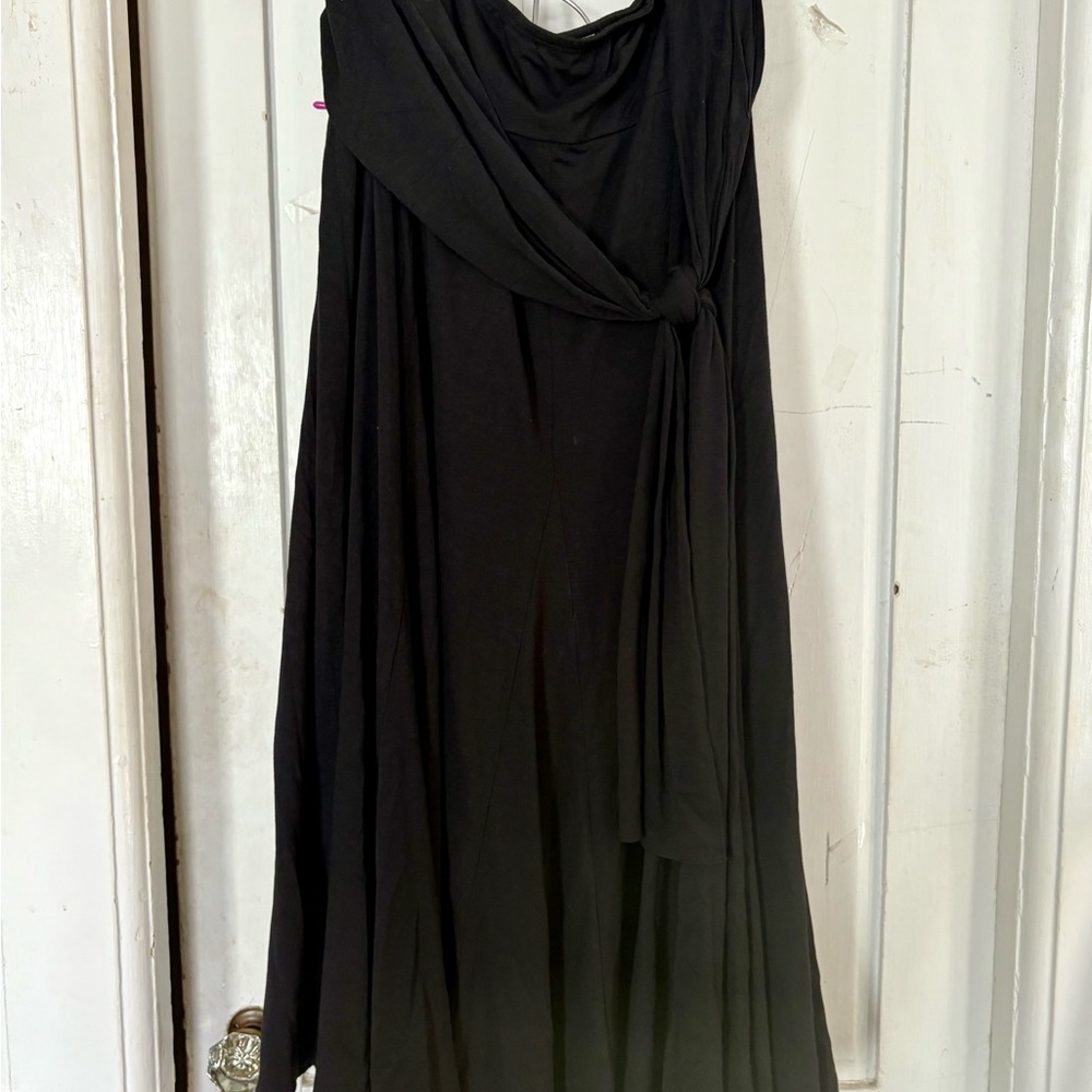 Soft Surroundings Black Asymmetrical Dress